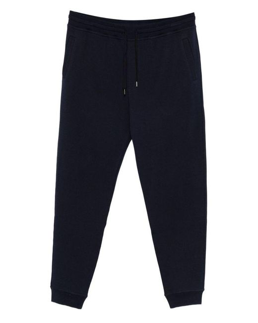 Brunello Cucinelli Blue Drawstring Tracksuit Bottoms for men
