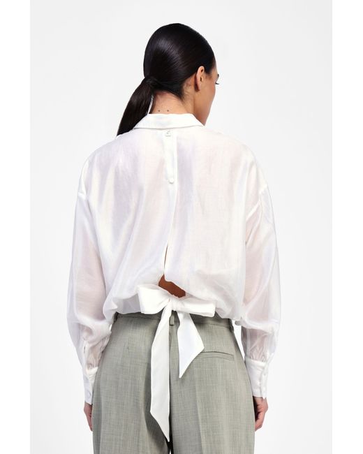 Camicia Con Maniche Lunghe di Dixie in White