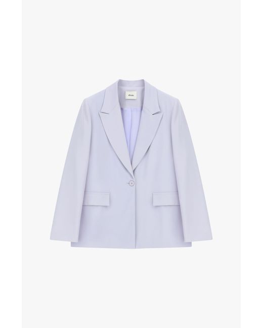 Blazer À Un Bouton Avec Poches Passepoilées Dixie en coloris Purple