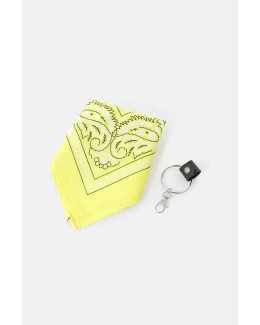 Foulard Con Moschettone di Dixie in Yellow
