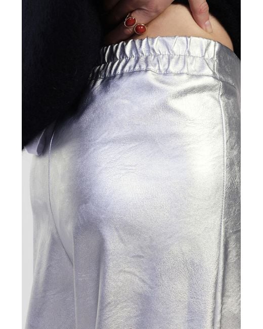 Pantaloni Palazzo A Vita Alta Fit Ampio di Dixie in White