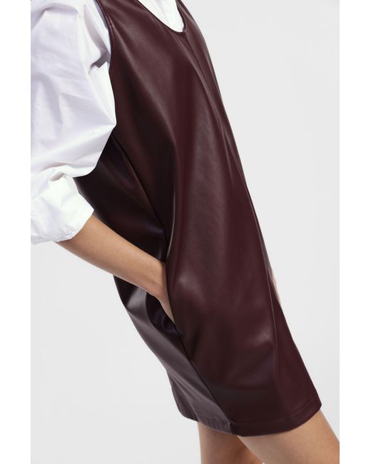 Robe Courte Sans Manches À Zip Arrière Dixie en coloris Purple