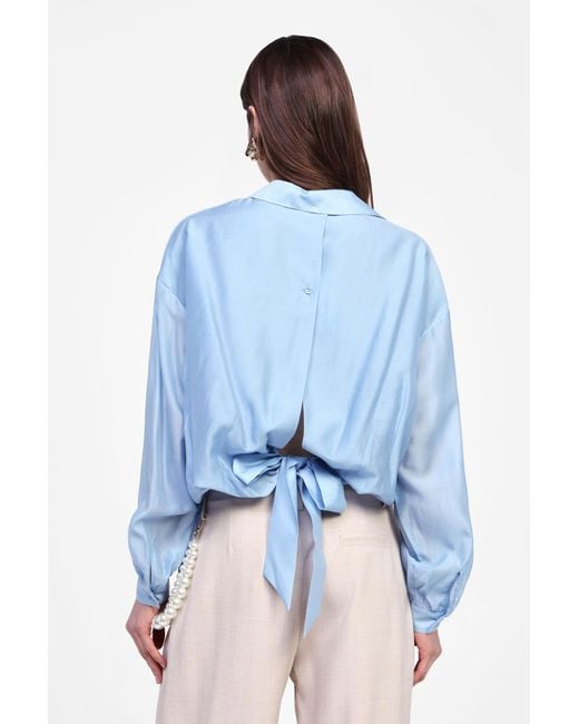 Blouse À Col Classique Et Manches Longues Dixie en coloris Blue