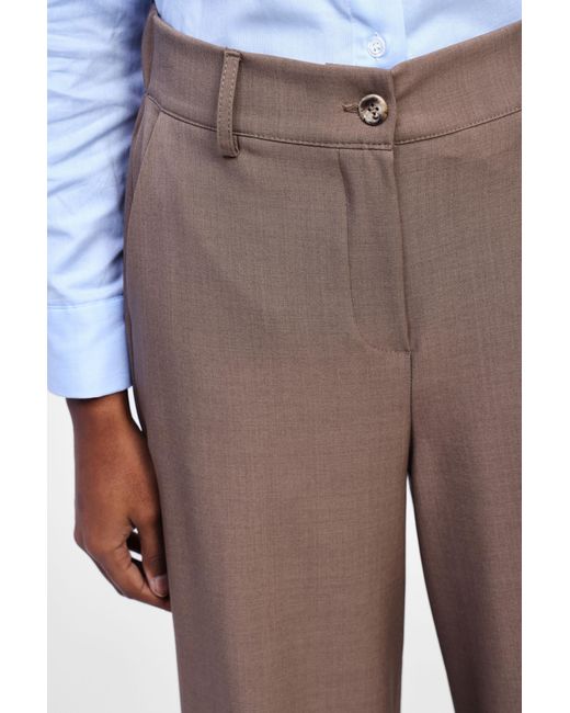 Pantalon Palazzo Taille Haute Dixie en coloris Natural