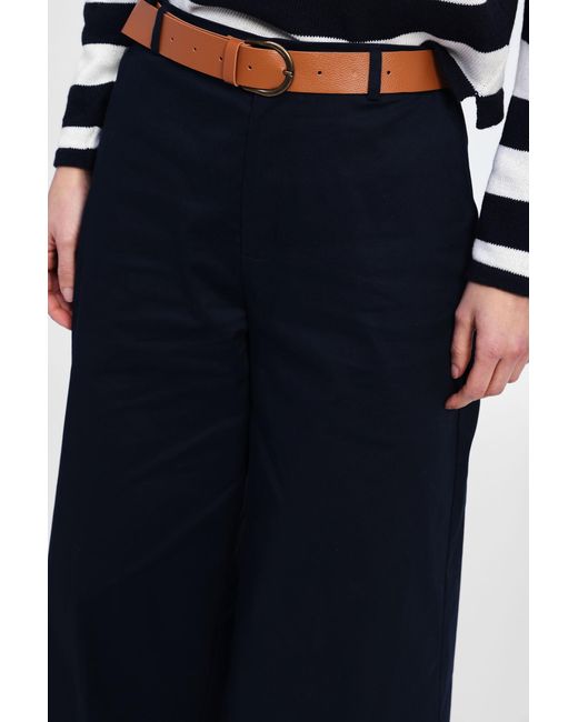 Pantaloni Ampi A Vita Alta di Dixie in Blue