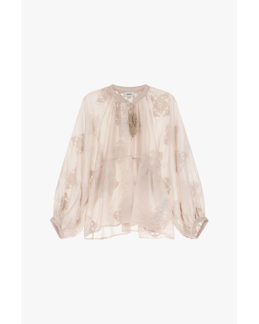Chemise Ample À Manches Longues Dixie en coloris Natural