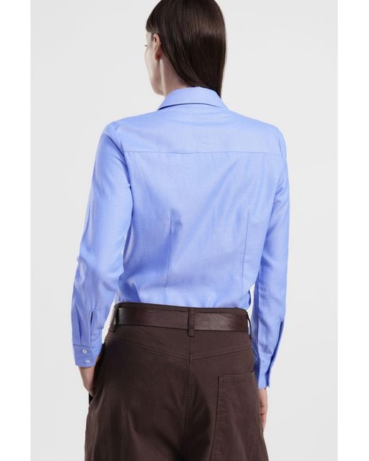 Camicia Applicazioni Gioiello E Colletto Classico di Dixie in Blue