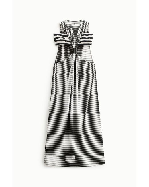 Robe Longue Rayée Sans Manches Dixie en coloris Gray