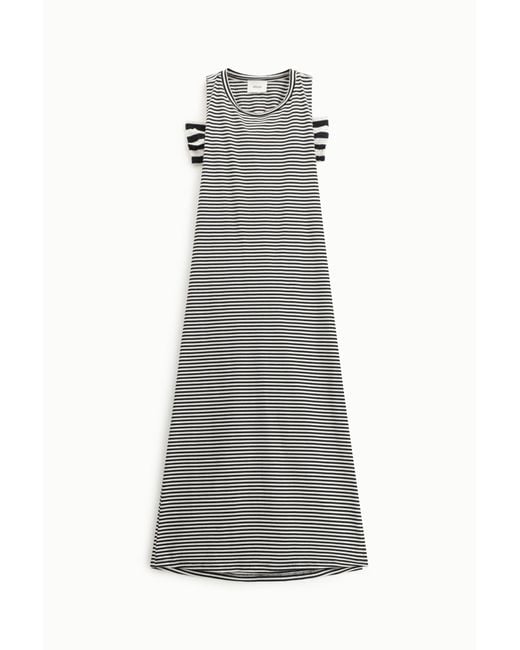 Robe Longue Rayée Sans Manches Dixie en coloris Gray