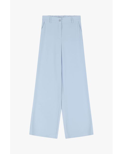 Pantaloni A Gamba Larga Monocromatici di Dixie in Blue