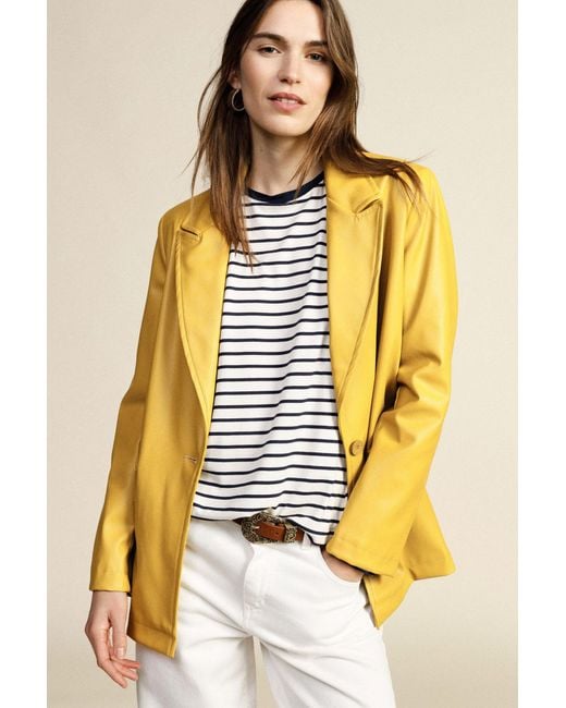 Blazer Coupe Regular Avec Poches À Rabat Dixie en coloris Yellow