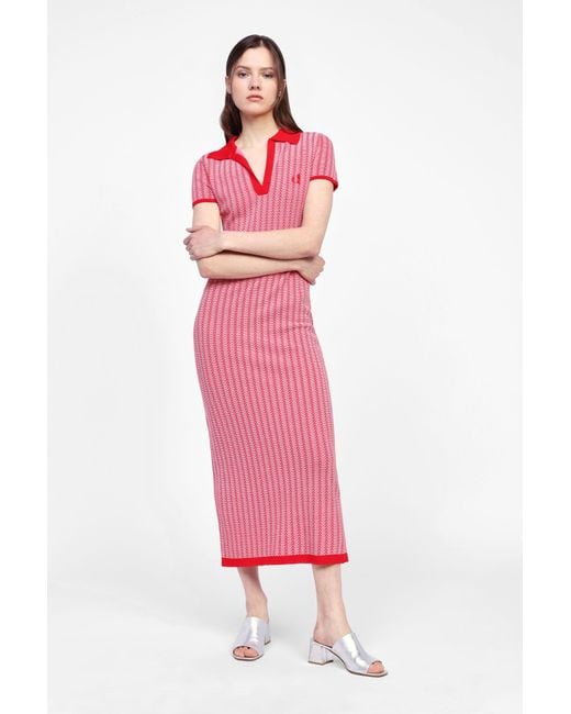 Abito Midi di Dixie in Pink