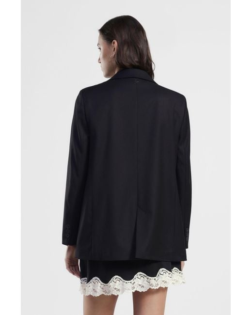 Blazer Regular-Fit Con Cuore Ricamato di Dixie in Black