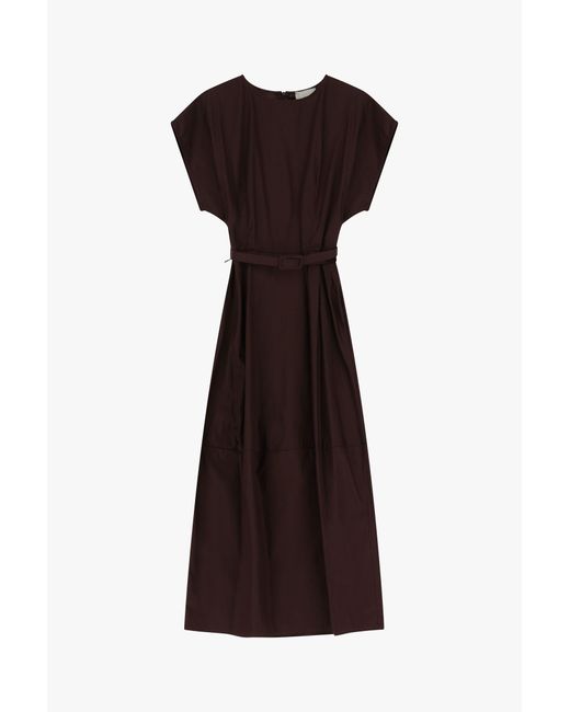 Robe Mi-Longue Avec Ceinture Dixie en coloris Multicolor