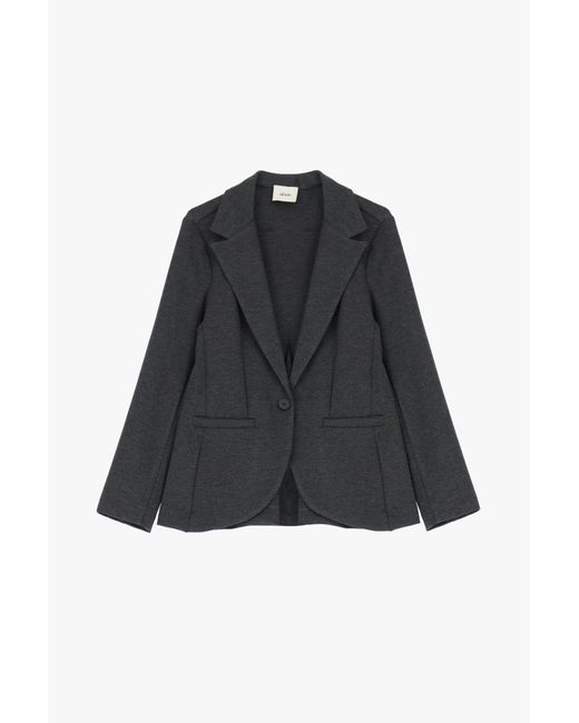 Blazer Con Chiusura A Un Bottone di Dixie in Black