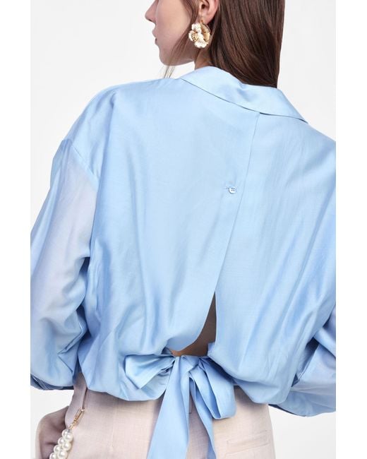 Blouse À Col Classique Et Manches Longues Dixie en coloris Blue