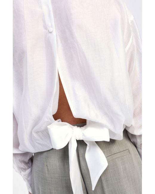 Camicia Con Maniche Lunghe di Dixie in White