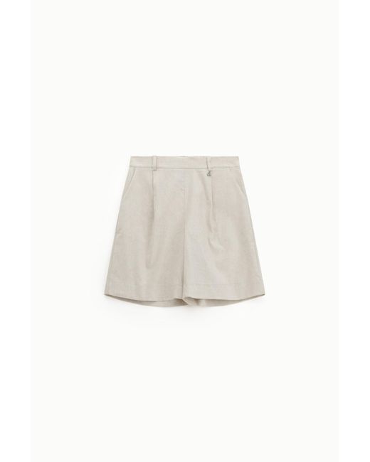Shorts Longueur Genou Avec Poches Dixie en coloris White