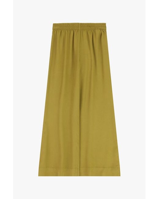 Pantalon Palazzo Taille Haute Dixie en coloris Green