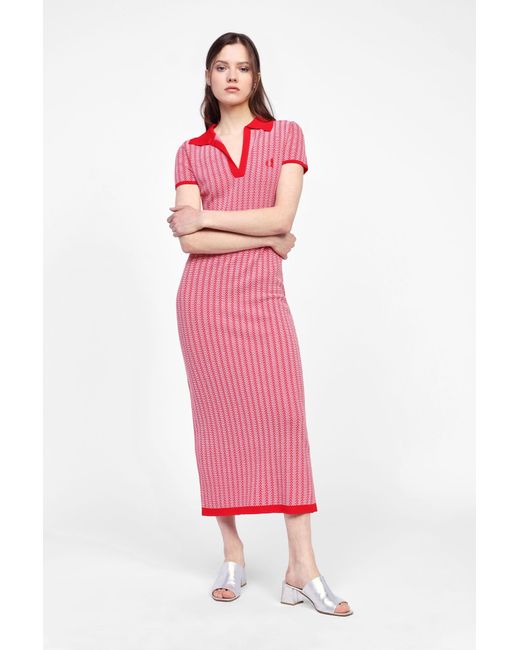 Abito Midi di Dixie in Pink
