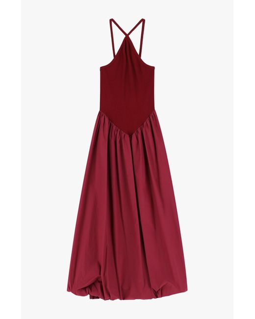 Robe Longue Avec Jupe Ample Dixie en coloris Red