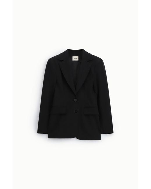 Blazer À Boutonnage Simple Avec Poches À Rabat Dixie en coloris Black