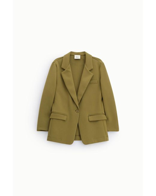 Blazer À Bouton Unique Avec Revers Et Poches À Rabat Dixie en coloris Green