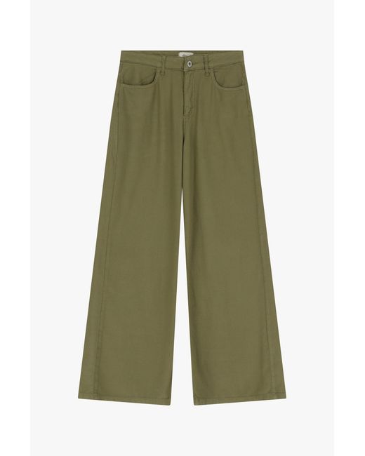 Pantalon À Jambe Large Uni Dixie en coloris Green