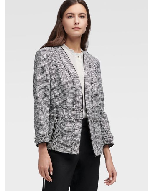 dkny tweed jacket