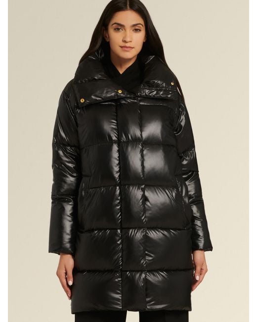 dkny black puffer