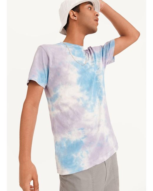 DKNY Tie Dye T-shirt In Purple Size 