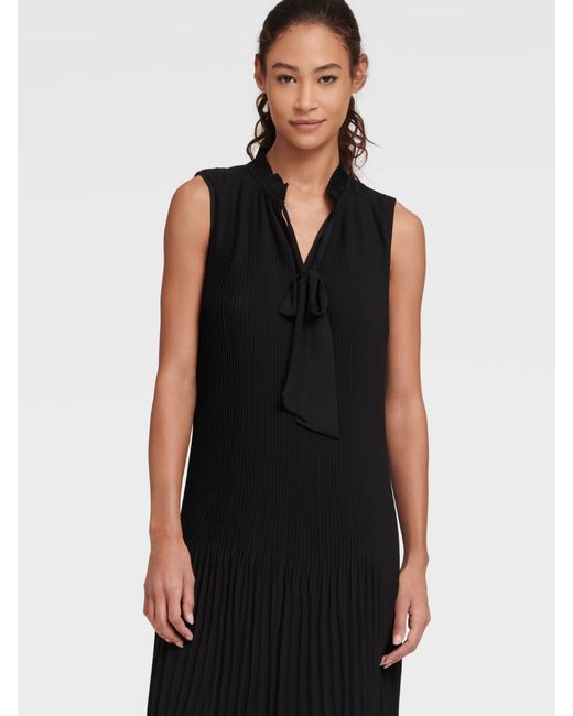 dkny pleated dress