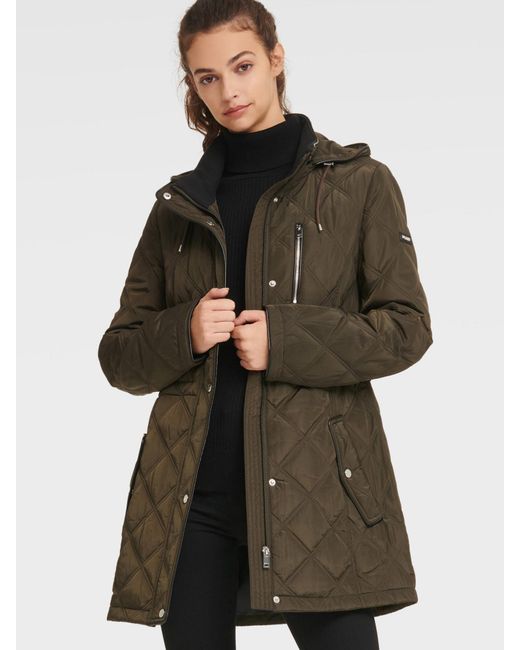 dkny quilted jacket