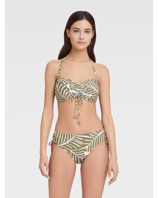 olive bandeau bikini
