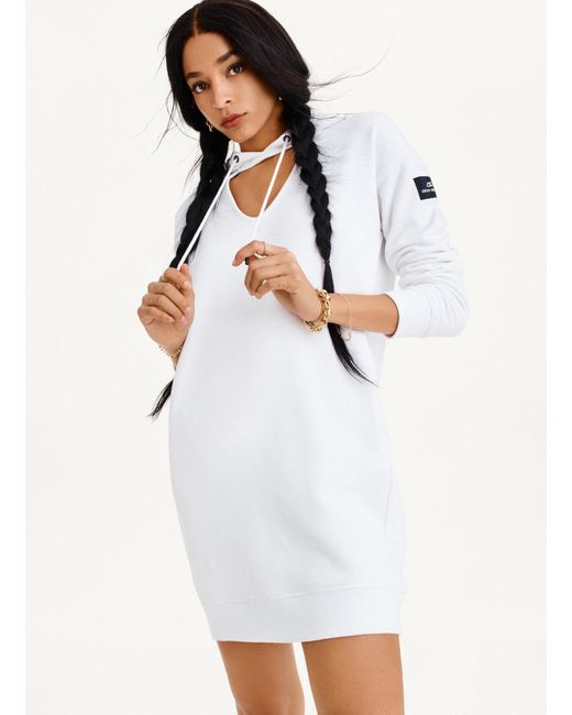 DKNY Cut Out Long Sleeve Hooded Sneaker 