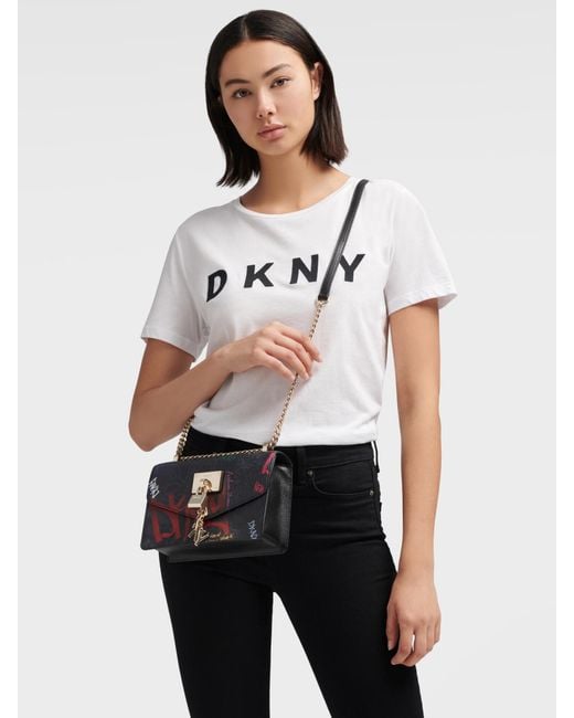 dkny elissa graffiti bag