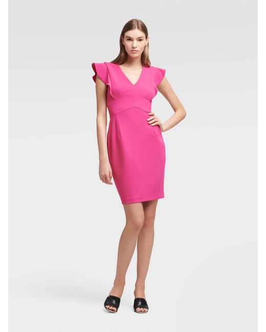 dkny pink dress
