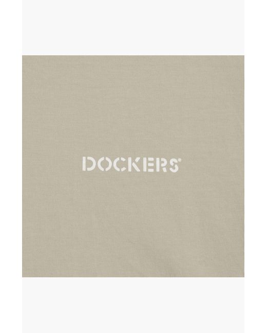 Slim Fit Logo Tee Dockers de hombre de color Black
