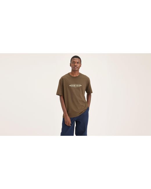 Relaxed Fit Eighty - Six Crewneck Fit Dockers de hombre de color Black