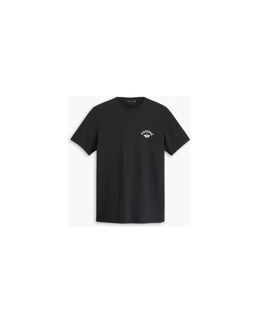 Slim Fit Logo Tee Dockers de hombre de color Black