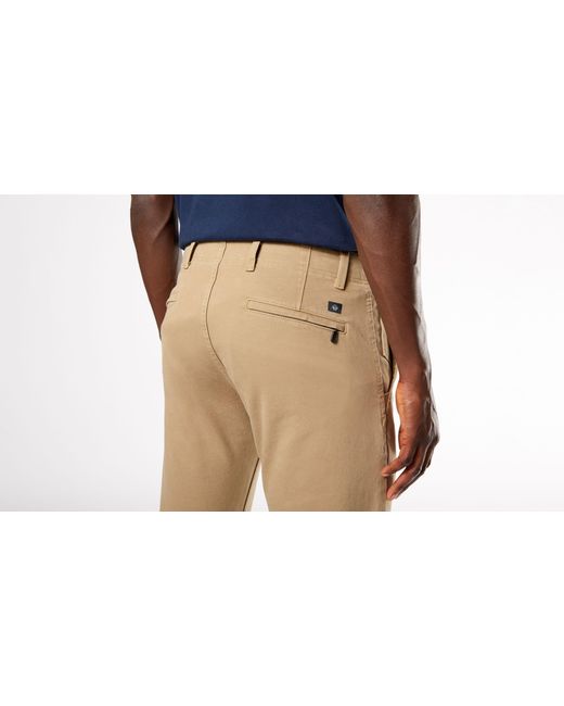 Slim Fit Smart 360 Flex Alpha Khaki Pants Dockers de hombre de color Black