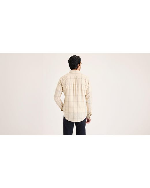Slim Fit Icon Button Up Shirt Dockers de hombre de color Black