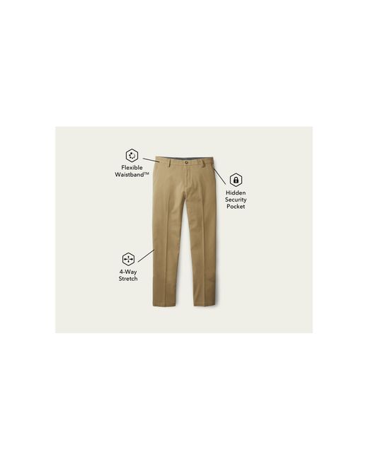 Slim Fit Smart 360 Flex Workday Khaki Pants Dockers de hombre de color Black