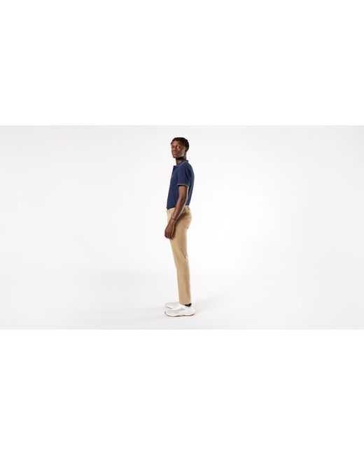 Slim Fit Smart 360 Flex Alpha Khaki Pants Dockers de hombre de color Black