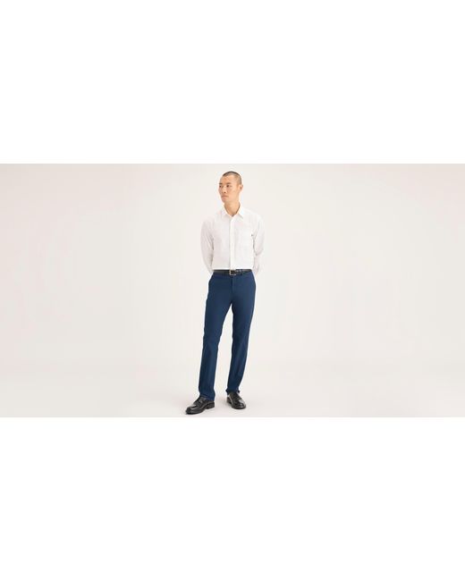 Slim Fit Smart 360 Flex Alpha Chino Pants Dockers de hombre de color Black
