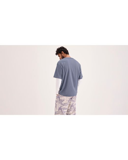 Eighty - Six Crewneck Tee, Relaxed Fit Dockers de hombre de color Black