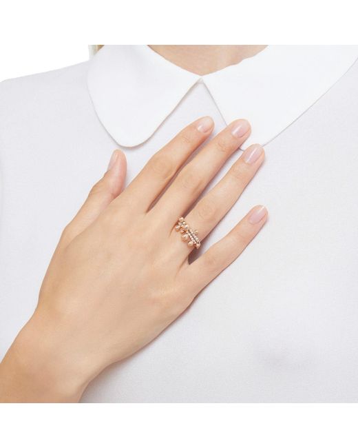 Dodo Metallic Rose Bollicine Ring