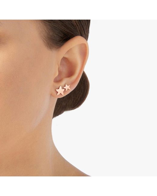 Dodo Multicolor Rose Star Stud Earring