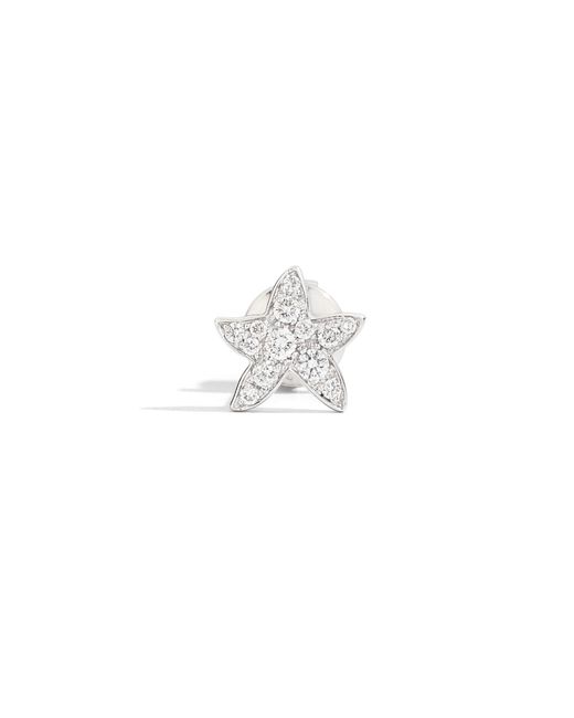 Dodo White Diamond Star Earring