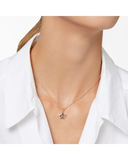Dodo Metallic Rose Crown Charm